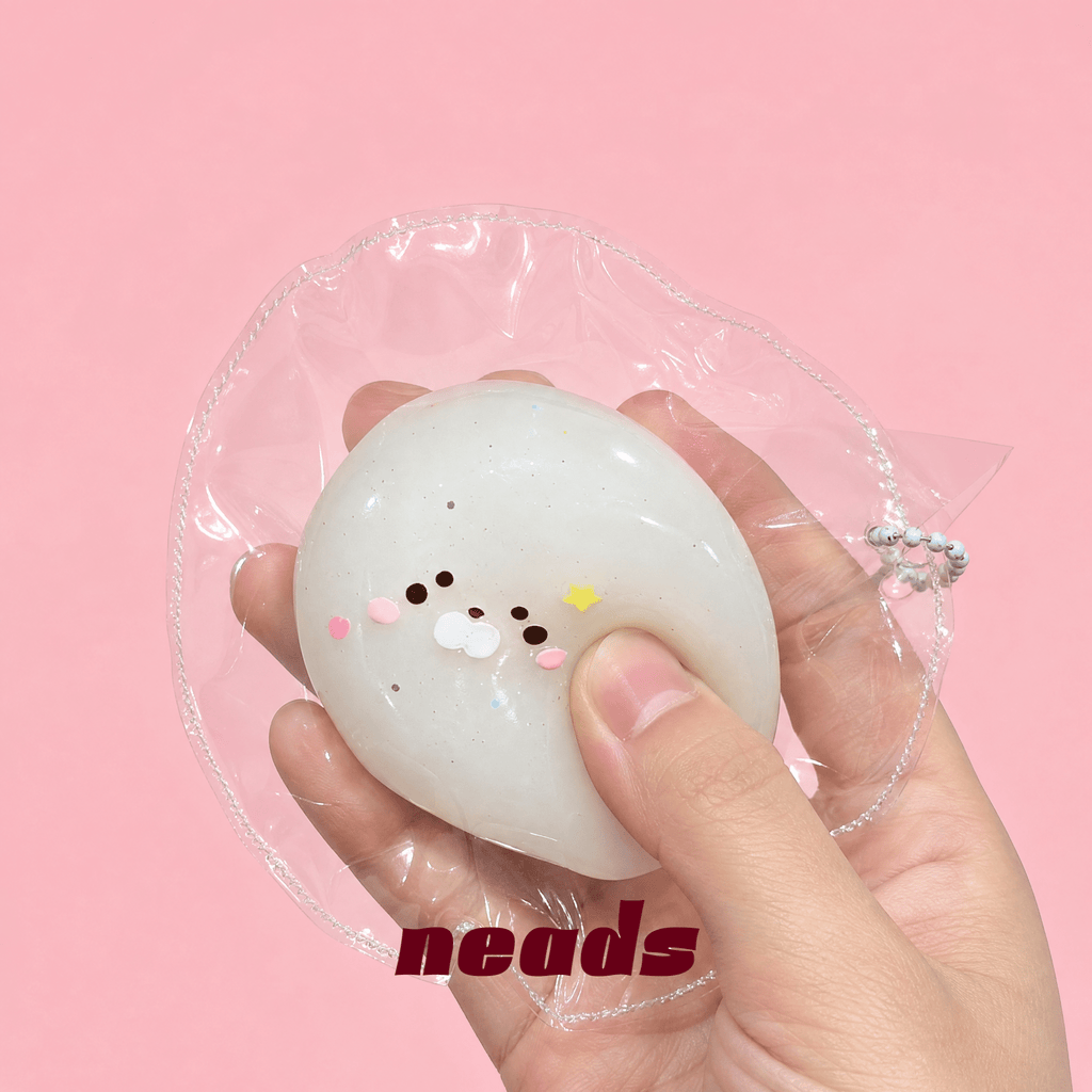 Jelly-Core Seal Mochi Translucent Pocket Squishy｜neads Handcrafted Sensory Toy - neads studio