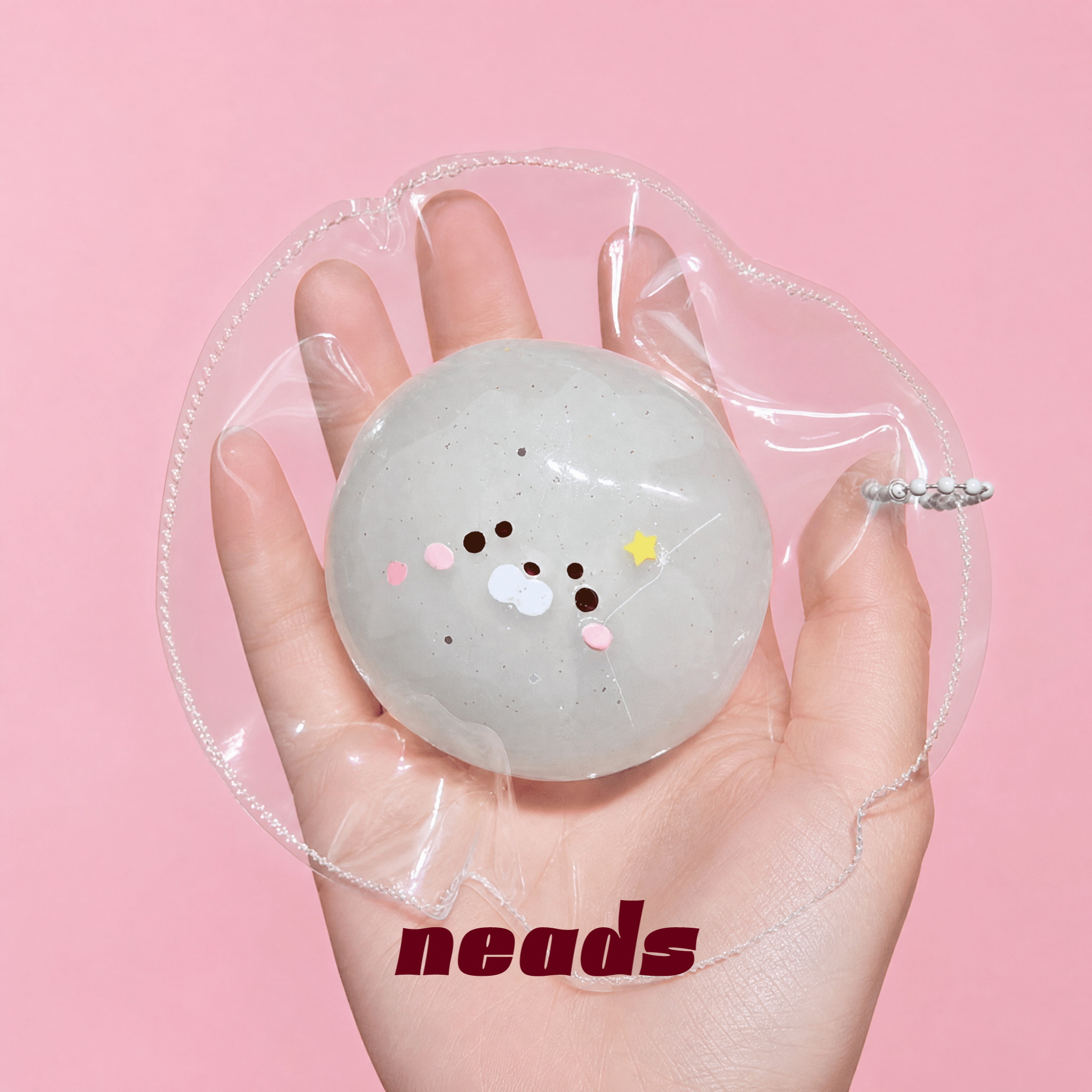 Jelly-Core Seal Mochi Translucent Pocket Squishy｜neads Handcrafted Sensory Toy - neads studio