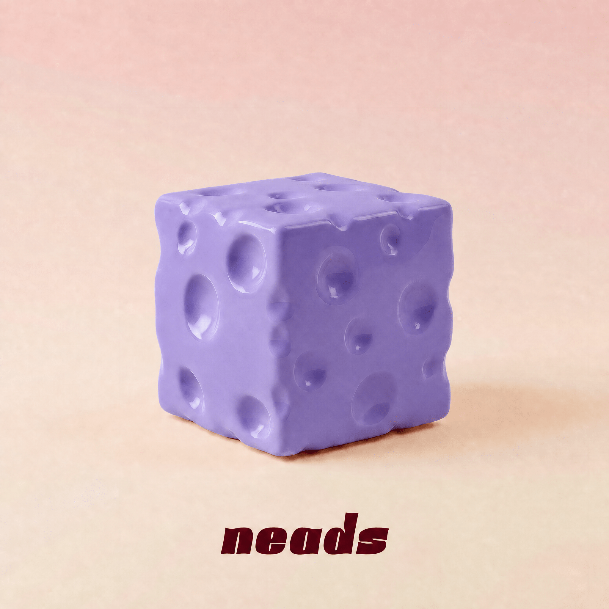 Jumbo Cheese Block Handmade Ball | neads Handcrafted Sensory Toy - neads studio
