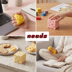 Jumbo Cheese Block Handmade Ball | neads Handcrafted Sensory Toy - neads studio
