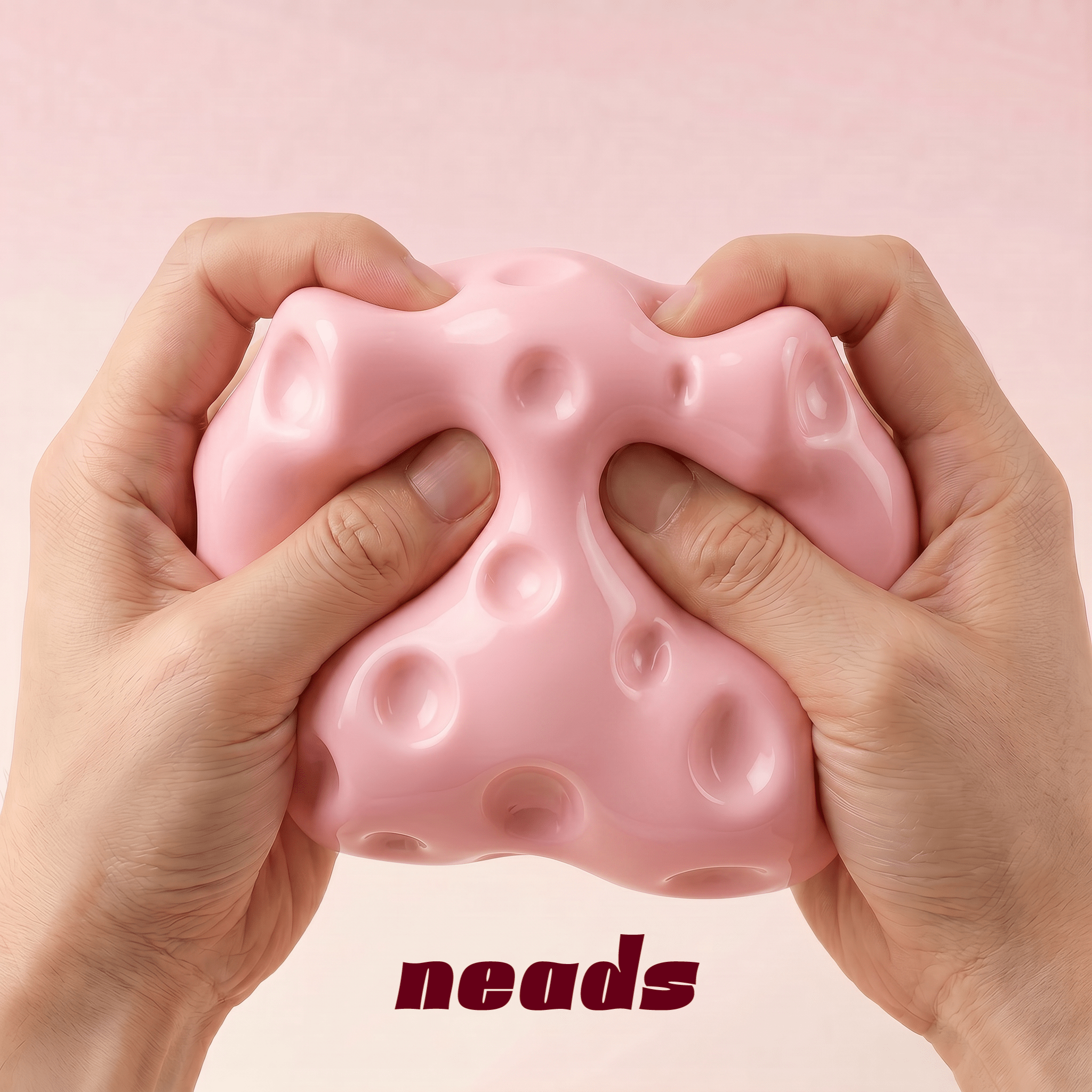 Jumbo Cheese Block Handmade Ball | neads Handcrafted Sensory Toy - neads studio