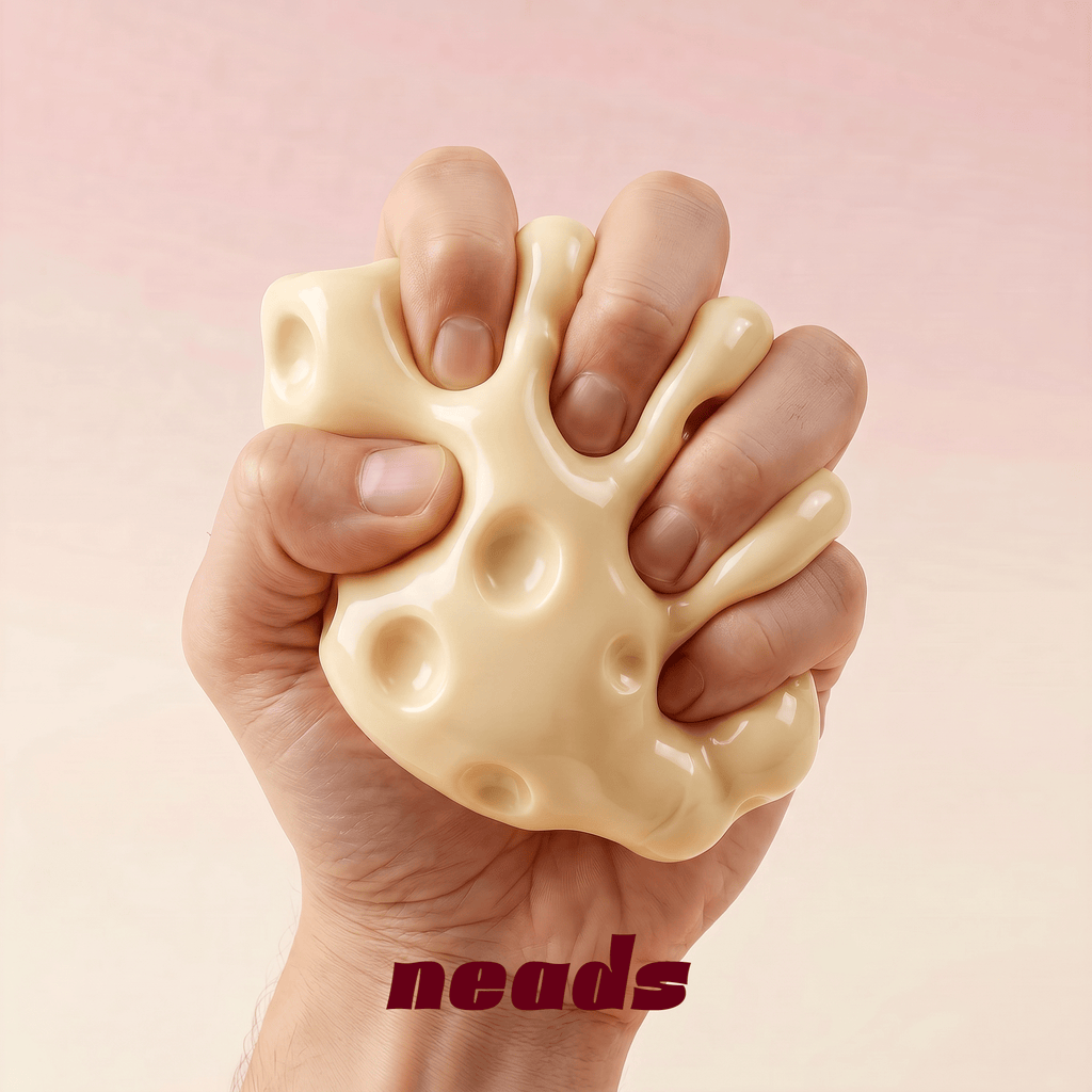 Jumbo Cheese Block Handmade Ball | neads Handcrafted Sensory Toy - neads studio