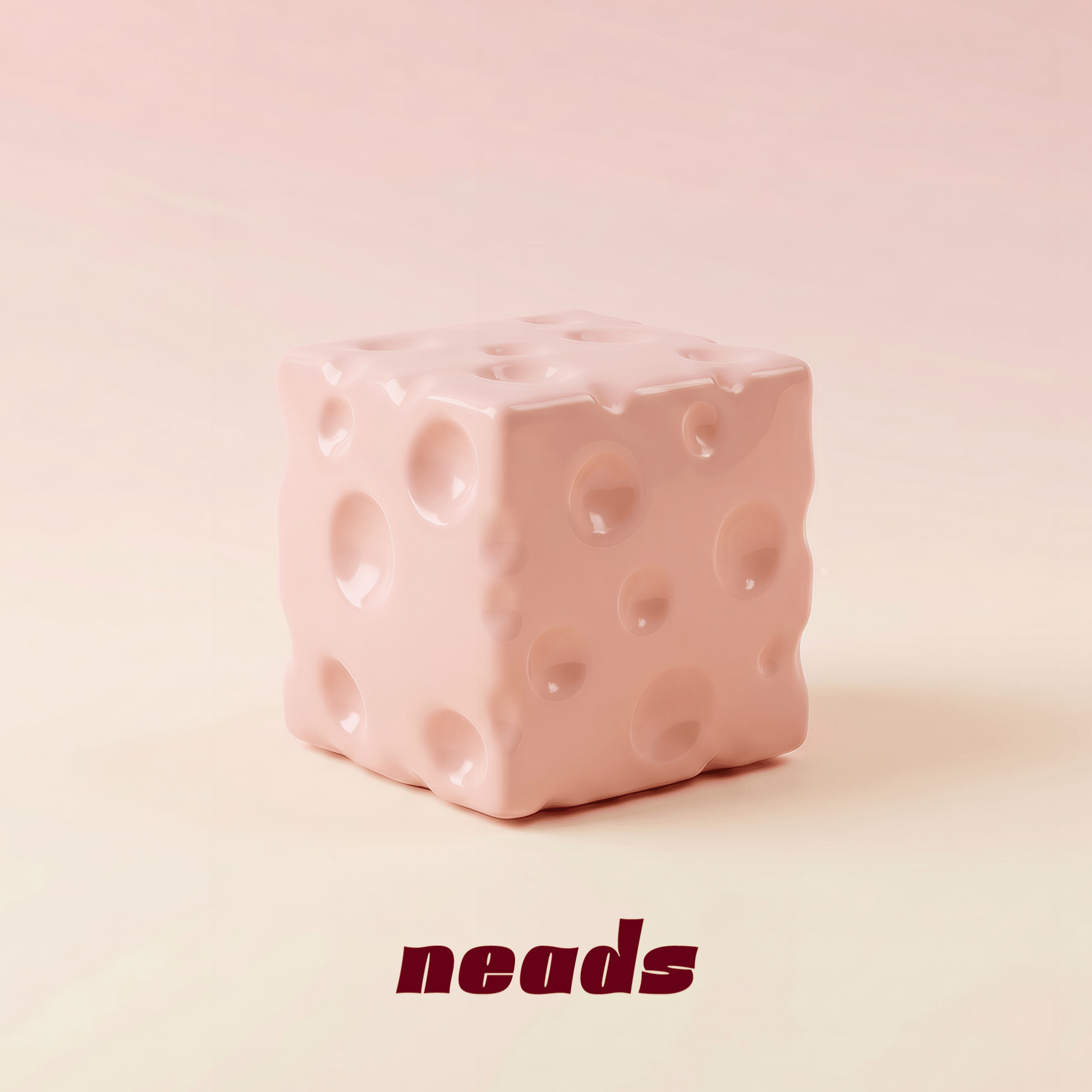 Jumbo Cheese Block Handmade Ball | neads Handcrafted Sensory Toy - neads studio