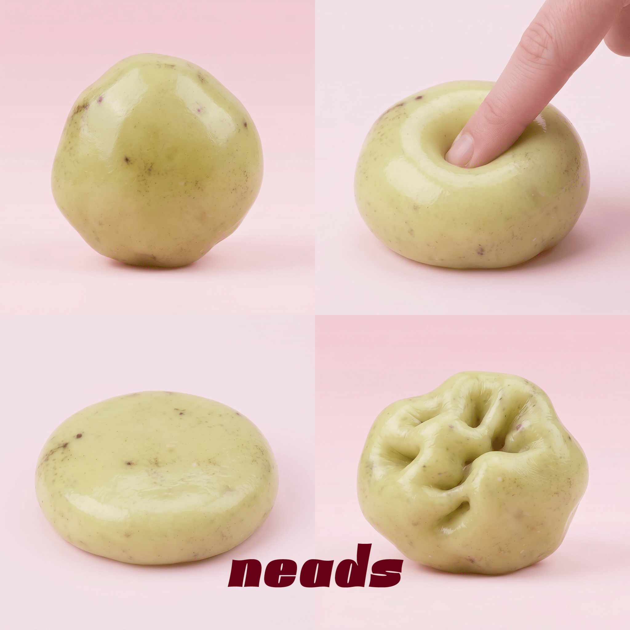Mashed Potato Icee Moldable Sensory Squishy｜neads Handcrafted Sensory Toy - neads studio