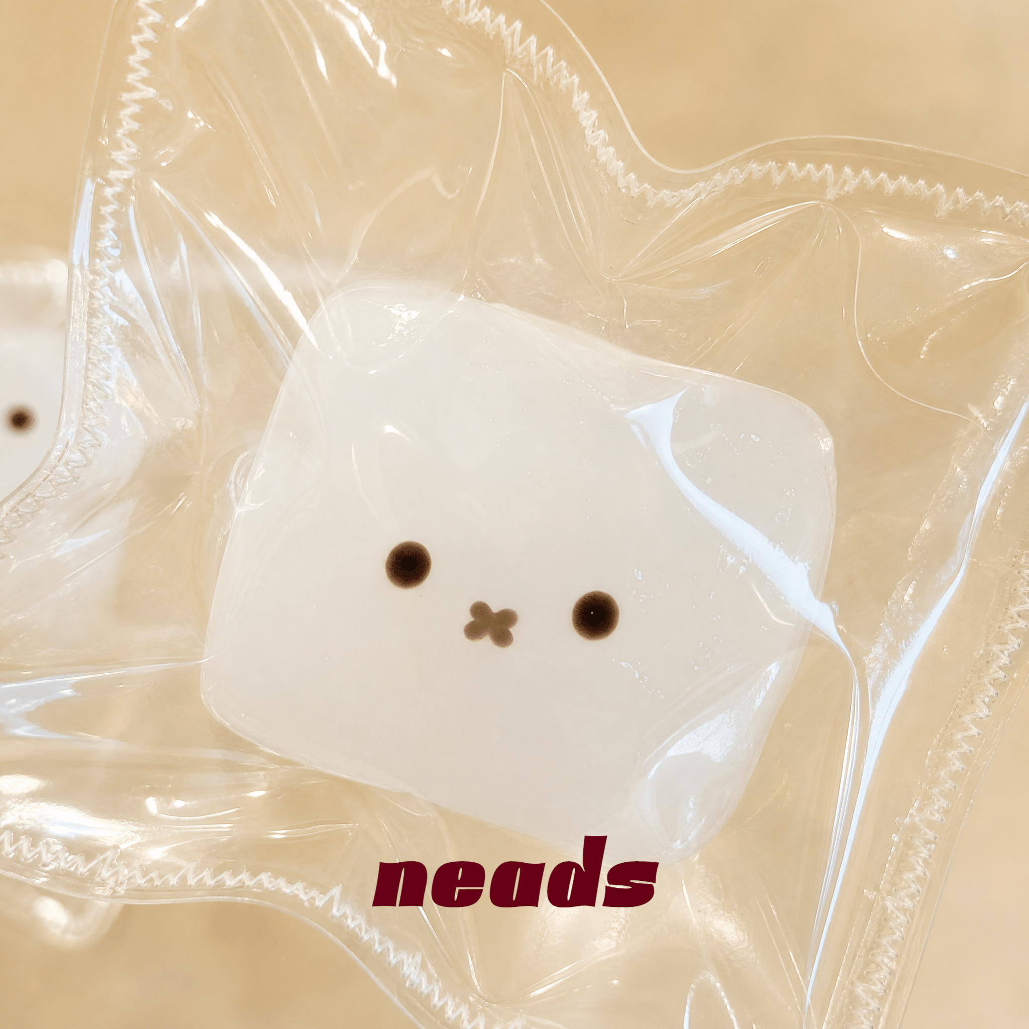 Mini Mochi Tofu Pocket Fingertip Squishy｜neads Handcrafted Sensory Toy - neads studio