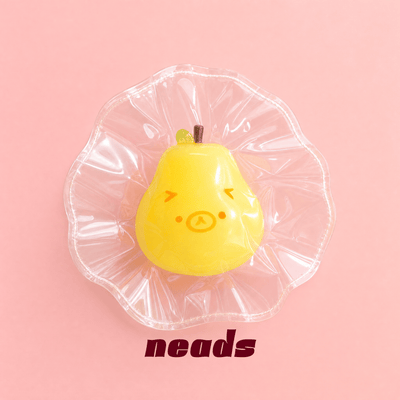 Mini Pear Bear Slow-Rising Pocket Fidget Squishy｜neads Handcrafted Sensory Toy - neads studio