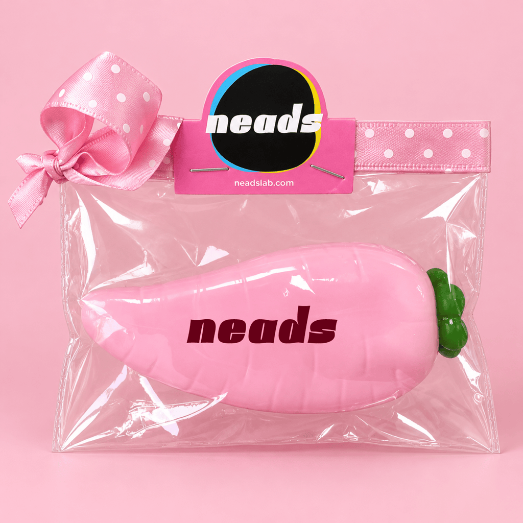 Mini Pink Radish Vaseline Squishy – Silent Sensory Toy Handcrafted Sensory Toy - neads studio