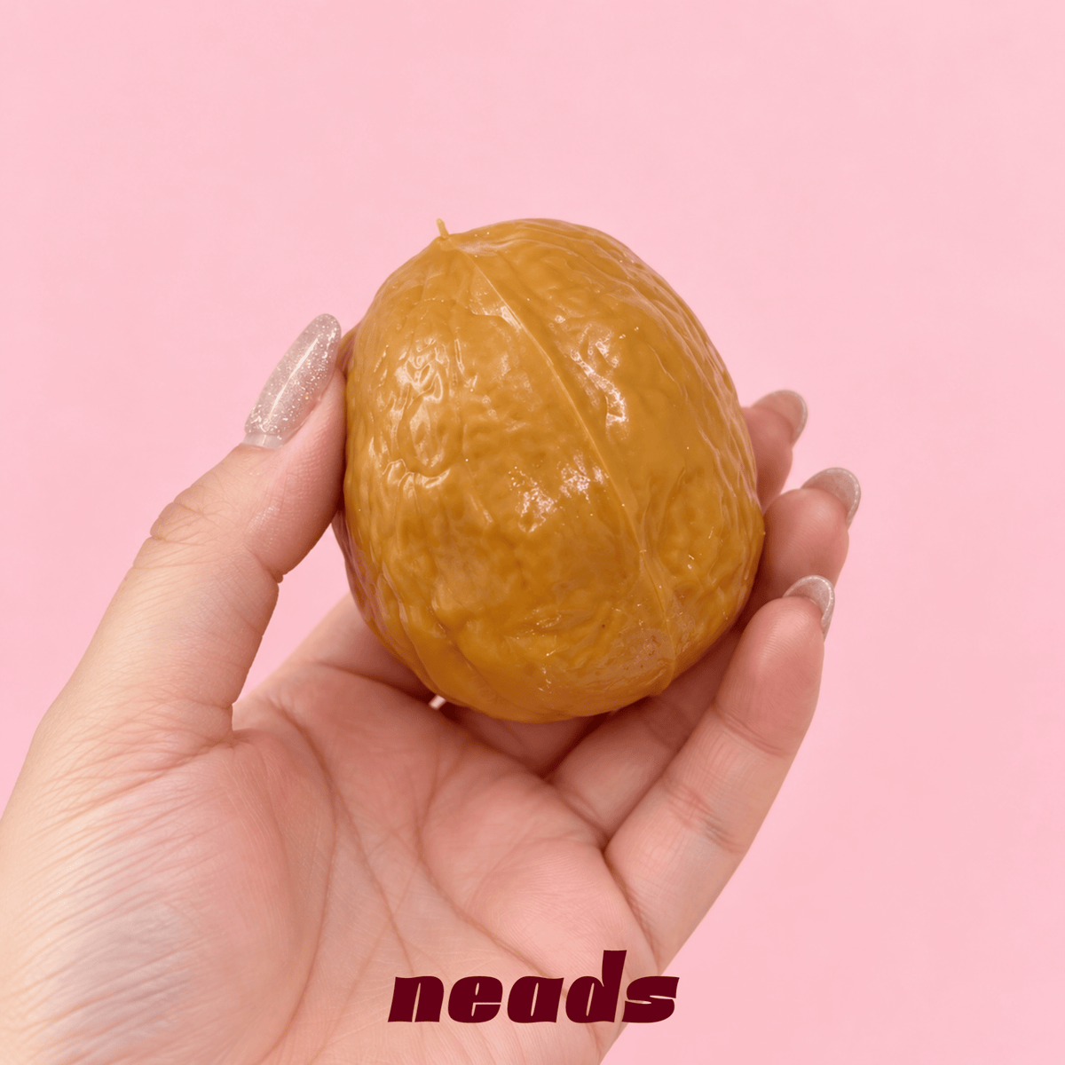Mini Walnut Crispy Crunch Squishy – ASMR Sensory Toy Handcrafted Sensory Toy - neads studio