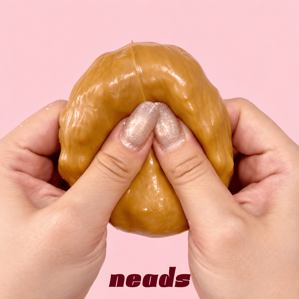Mini Walnut Crispy Crunch Squishy – ASMR Sensory Toy Handcrafted Sensory Toy - neads studio