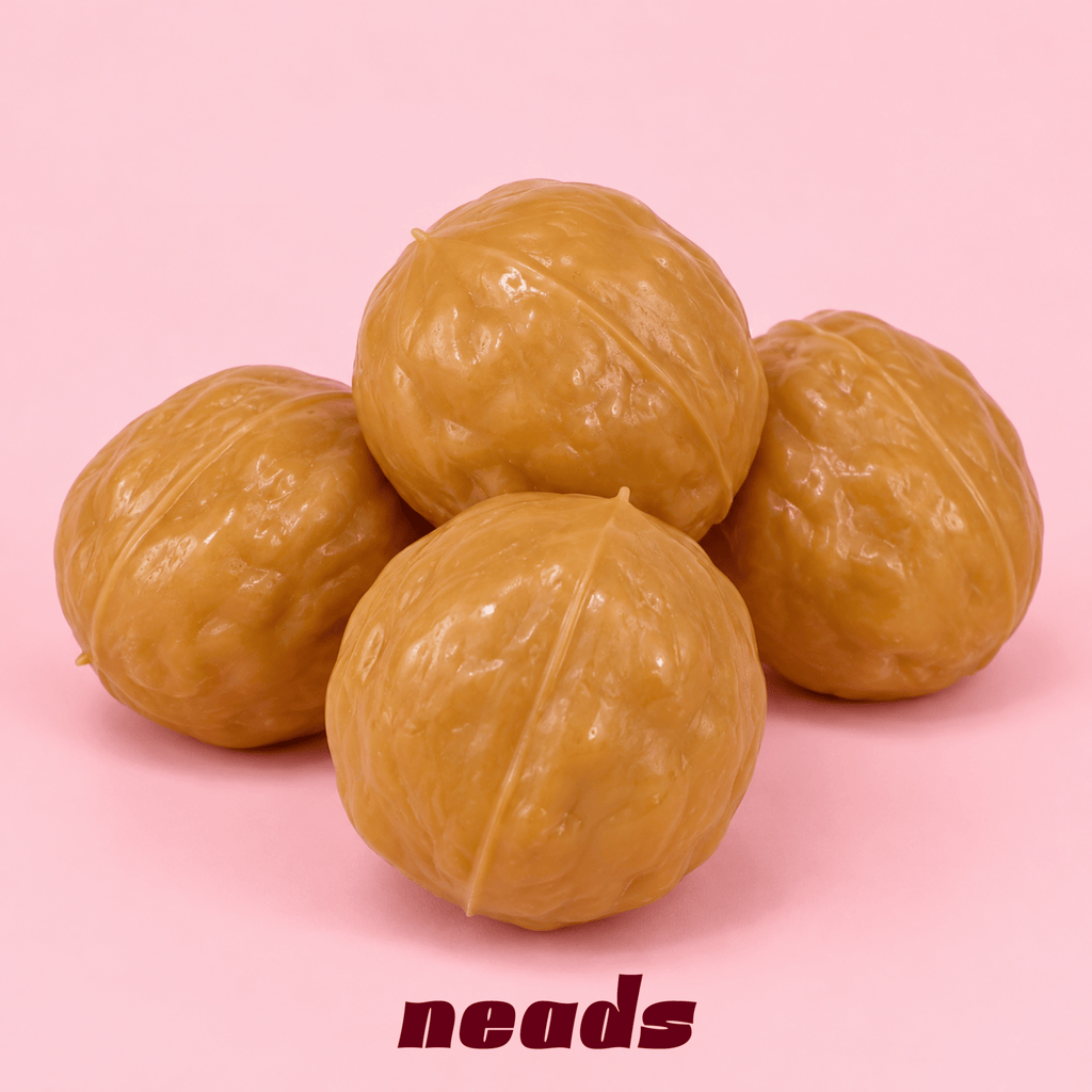 Mini Walnut Crispy Crunch Squishy – ASMR Sensory Toy Handcrafted Sensory Toy - neads studio