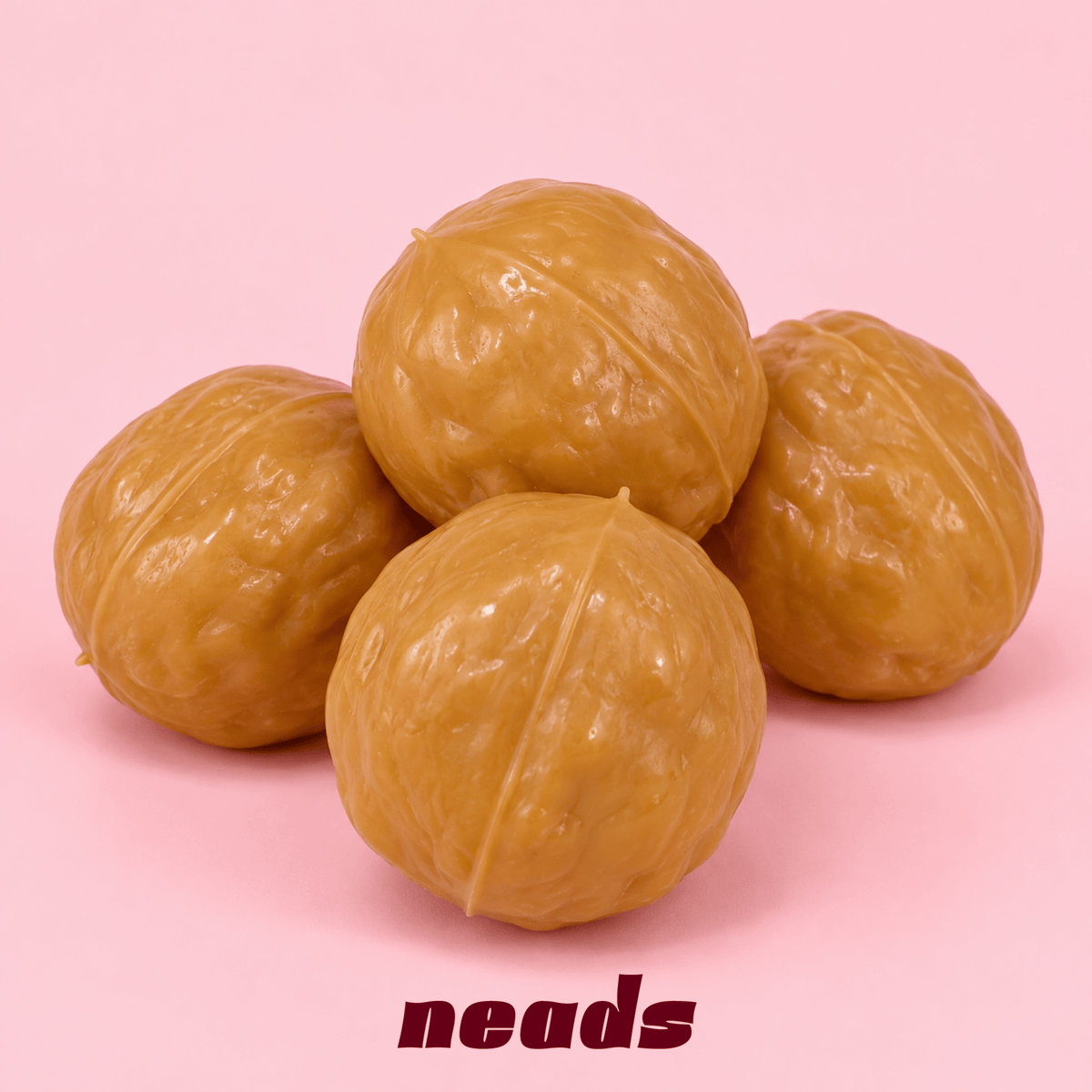 Mini Walnut Crispy Crunch Squishy – ASMR Sensory Toy Handcrafted Sensory Toy - neads studio