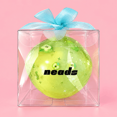 neads Apple Wax-Shell Perlite Crunch Squishy | Triple-Texture ASMR Sensory Toy Handcrafted Sensory Toy - neads studio