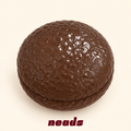 neads Chocolate Pie Dual-Texture Squishy | Crunchy Clay & Ultra-Soft Vaseline Handcrafted Sensory Toy - neads studio