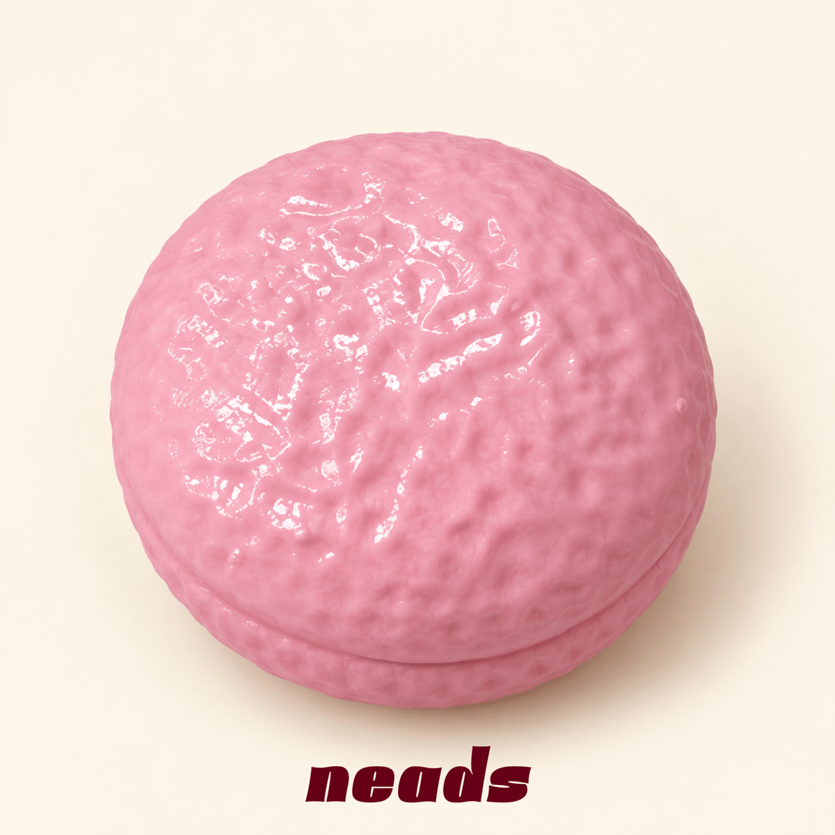 neads Chocolate Pie Dual-Texture Squishy | Crunchy Clay & Ultra-Soft Vaseline Handcrafted Sensory Toy - neads studio