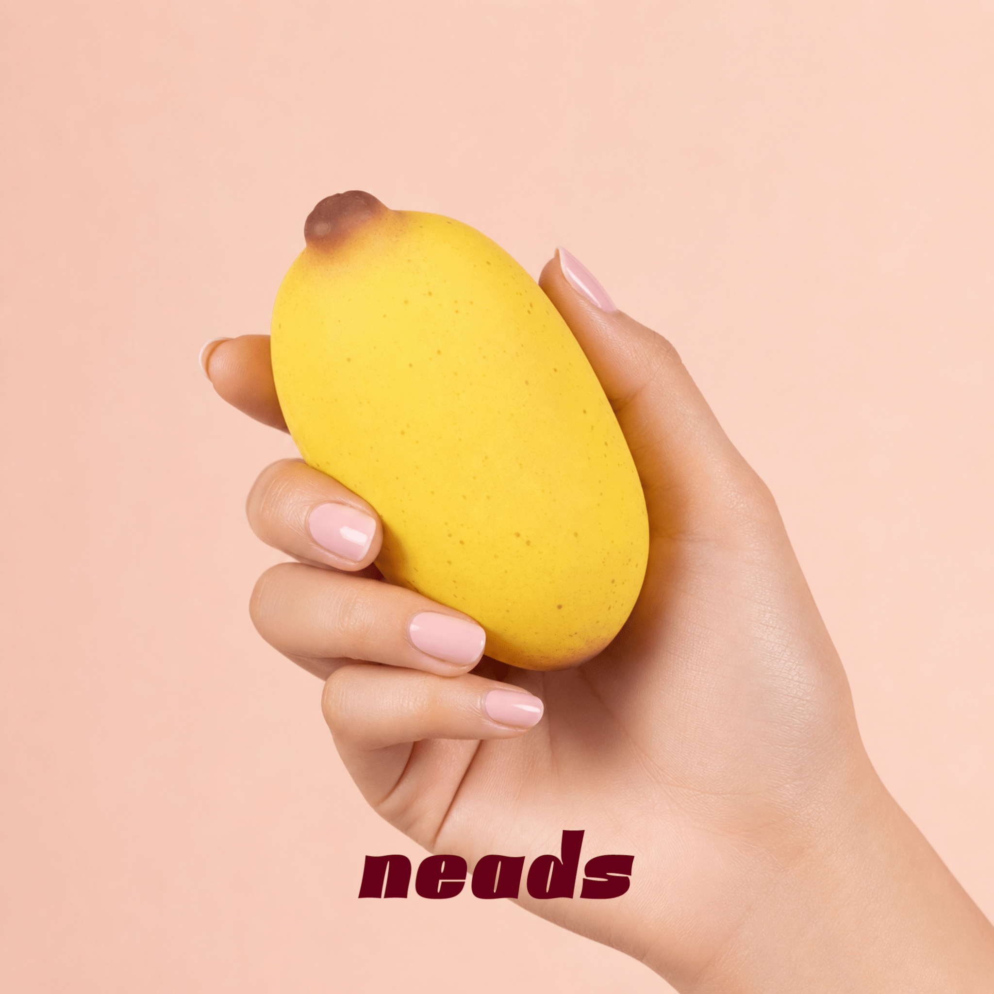 neads Chubby Banana Crunchy ASMR Squishy Handcrafted Sensory Toy - neads studio