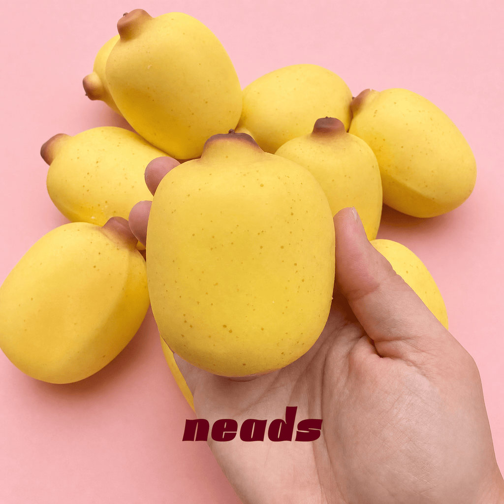 neads Chubby Banana Crunchy ASMR Squishy Handcrafted Sensory Toy - neads studio