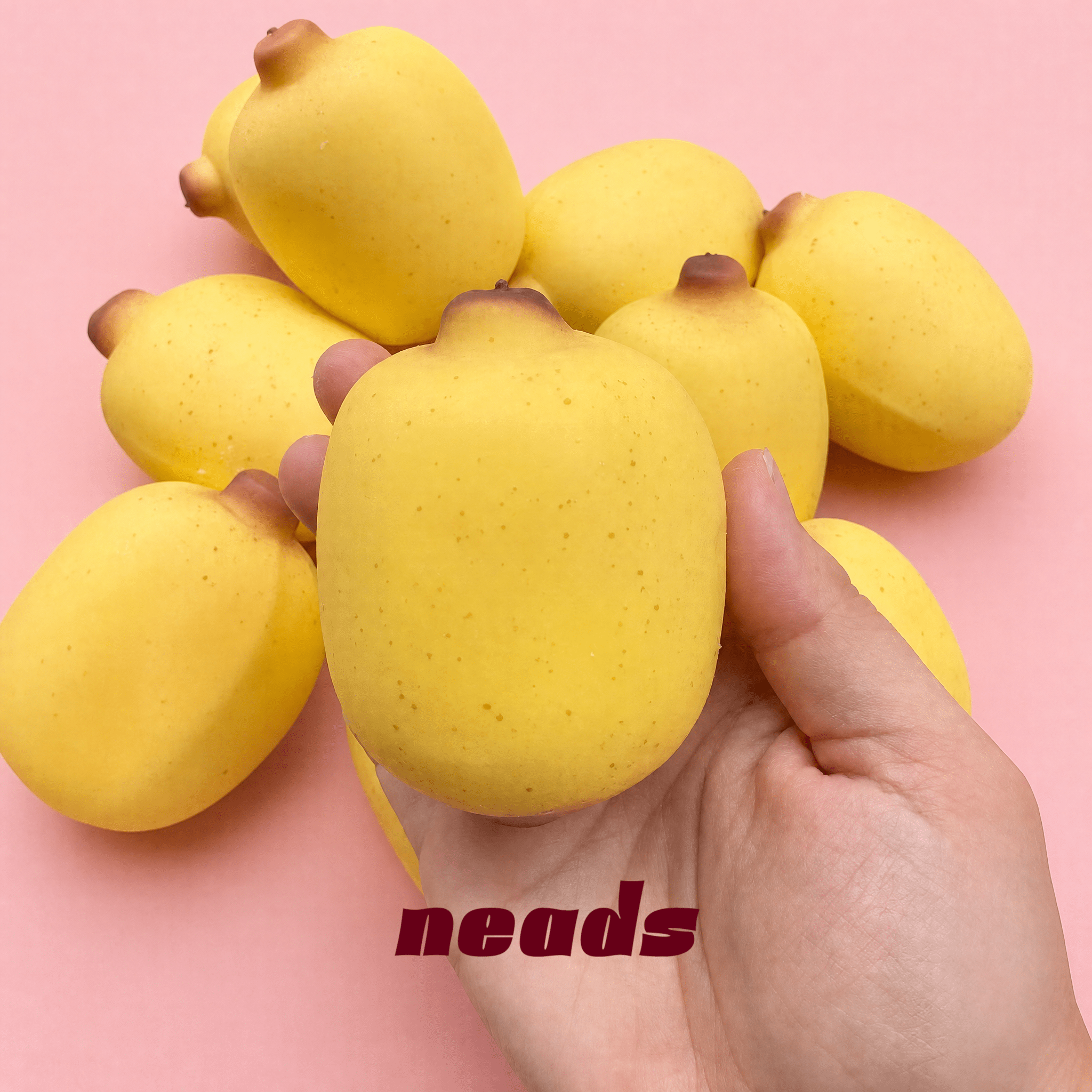 neads Chubby Banana Crunchy ASMR Squishy Handcrafted Sensory Toy - neads studio