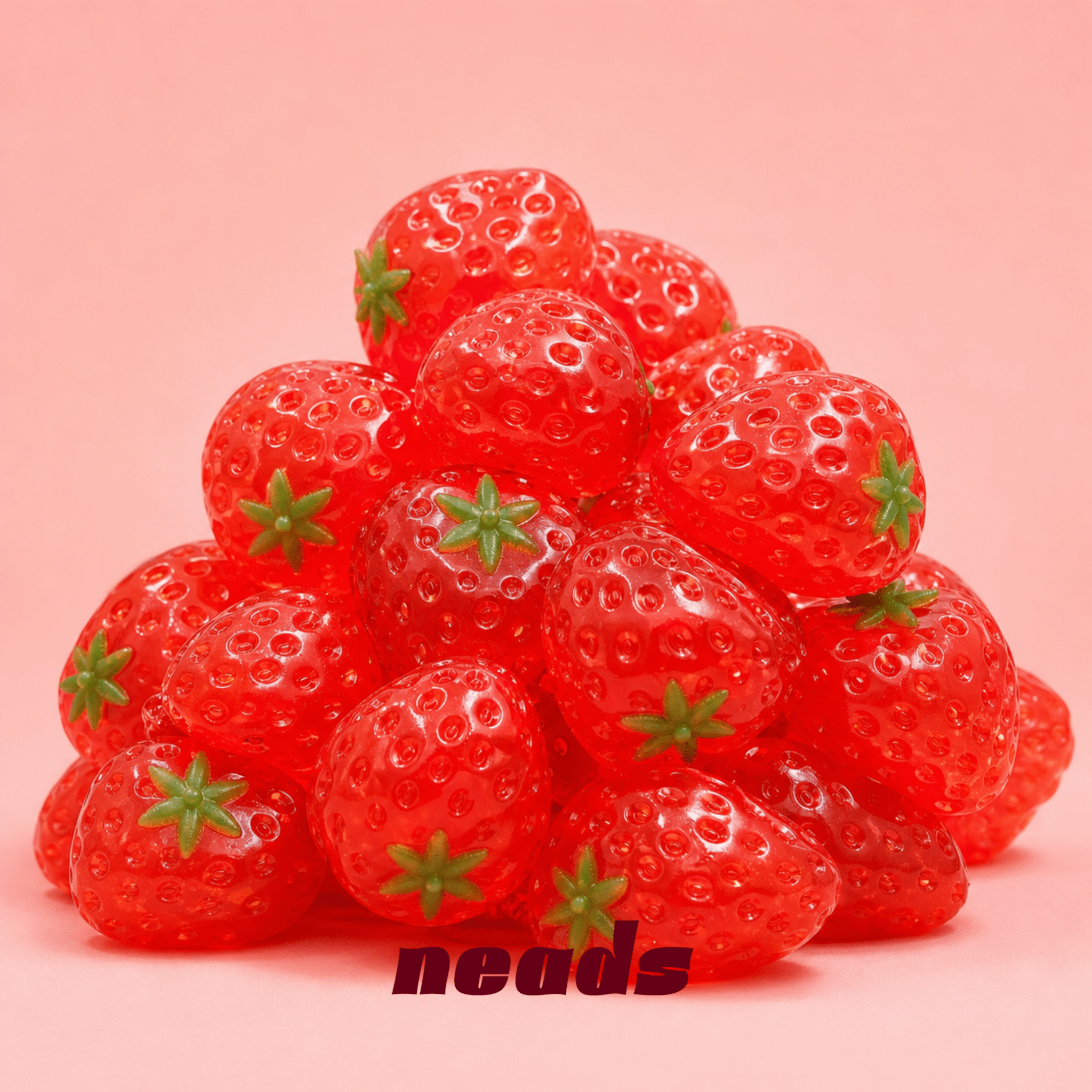 neads Giant Strawberry Jelly Squishy Handcrafted Sensory Toy - neads studio