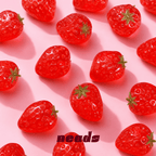 neads Giant Strawberry Jelly Squishy Handcrafted Sensory Toy - neads studio
