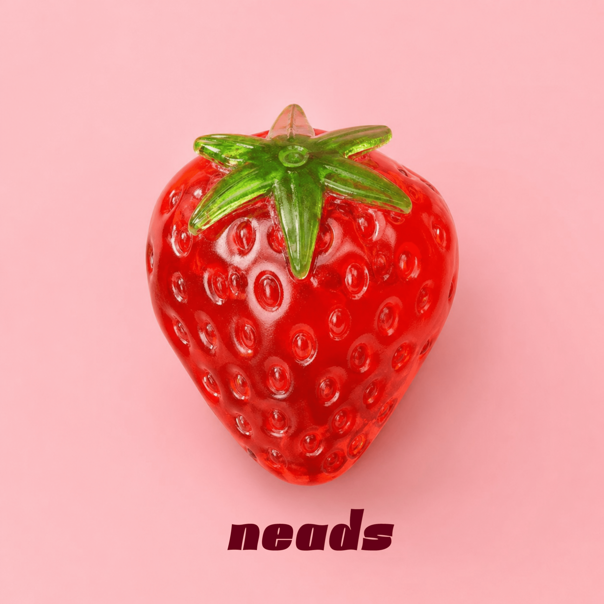 neads Giant Strawberry Jelly Squishy Handcrafted Sensory Toy - neads studio