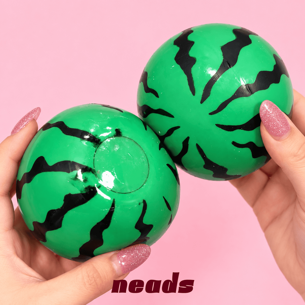 neads Jumbo Watermelon Clay Crunch Squishy – ASMR Sensory Toy Handcrafted Sensory Toy - neads studio
