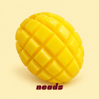 neads Mango Chunk Bumpy Crunch Squishy | Buttery Clay Block ASMR Handcrafted Sensory Toy - neads studio