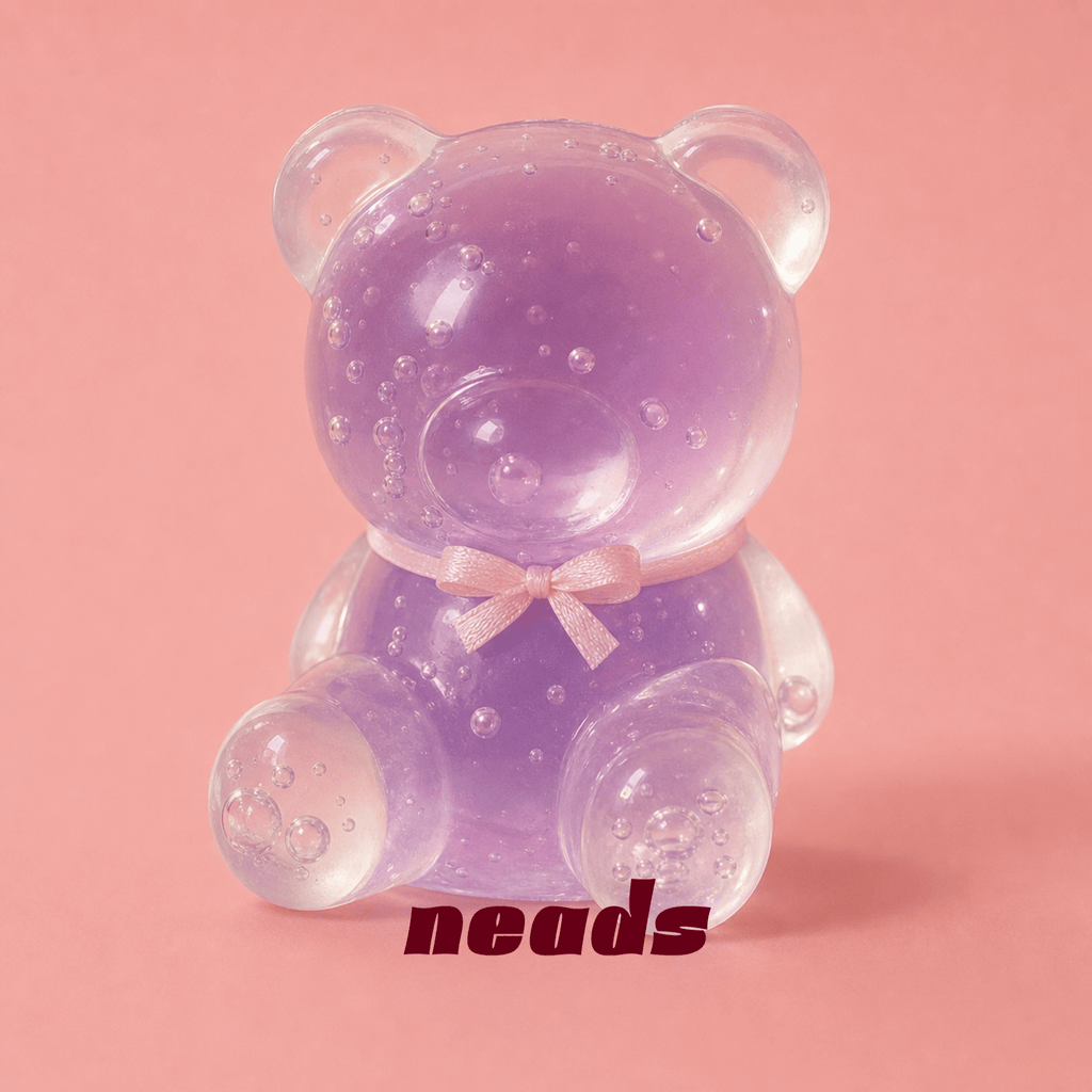 neads Mini Bear Maltose Gummy Squishy | Firm Gradient Slow-Rising Texture Handcrafted Sensory Toy - neads studio