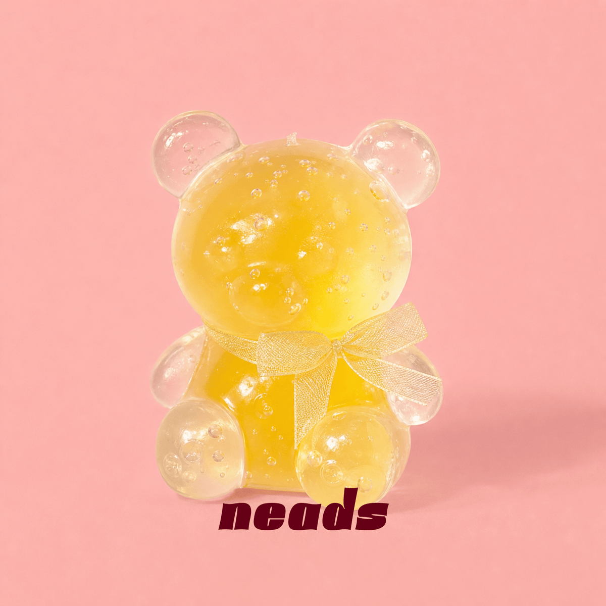 neads Mini Bear Maltose Gummy Squishy | Firm Gradient Slow-Rising Texture Handcrafted Sensory Toy - neads studio
