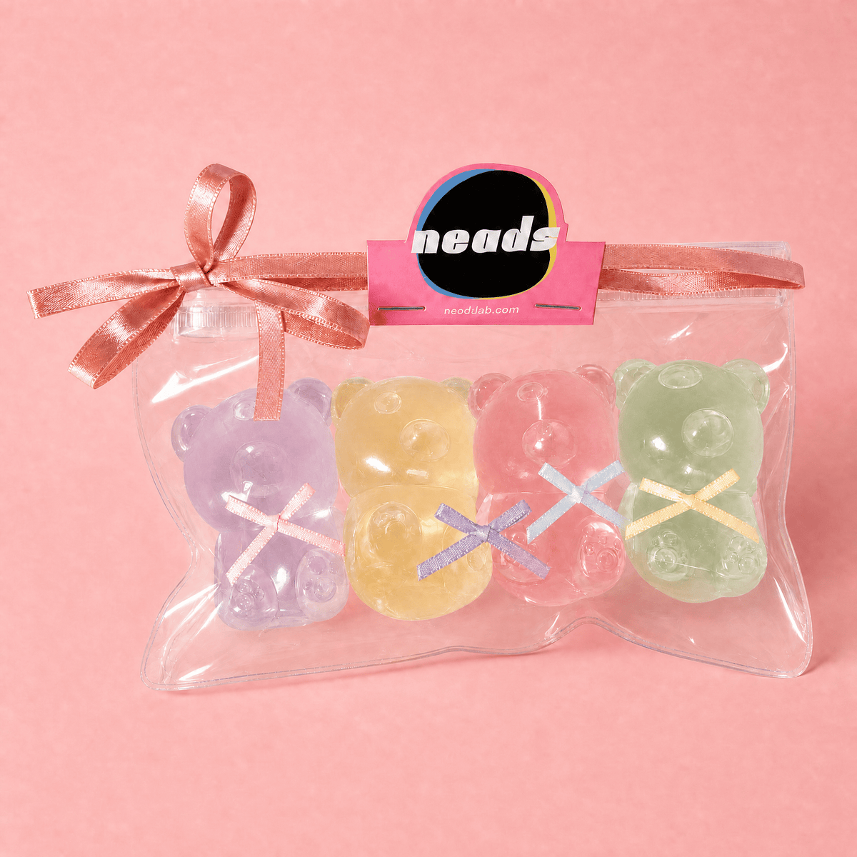 neads Mini Bear Maltose Gummy Squishy | Firm Gradient Slow-Rising Texture Handcrafted Sensory Toy - neads studio