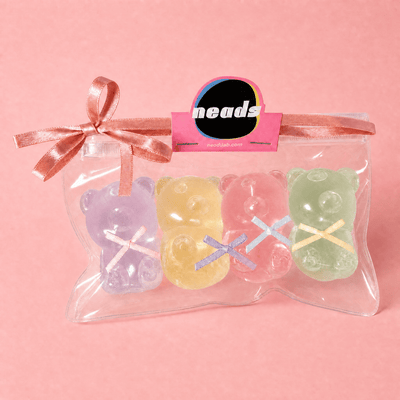 neads Mini Bear Maltose Gummy Squishy | Firm Gradient Slow-Rising Texture Handcrafted Sensory Toy - neads studio