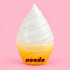 neads Mini Ice Cream Cone Crunch Squishy | Lightweight Clay & Sequin ASMR Toy Handcrafted Sensory Toy - neads studio