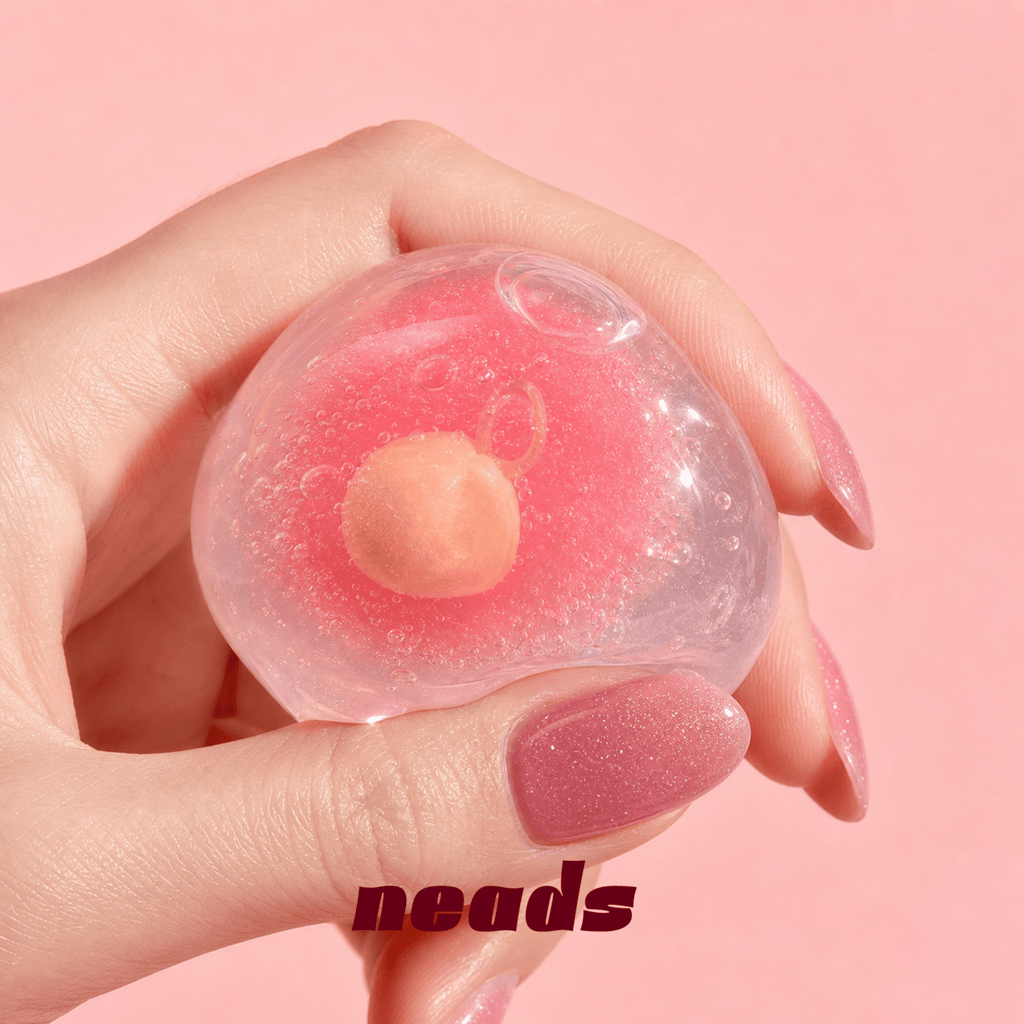 neads Peach Slushie Dual-Texture Squishy Handcrafted Sensory Toy - neads studio