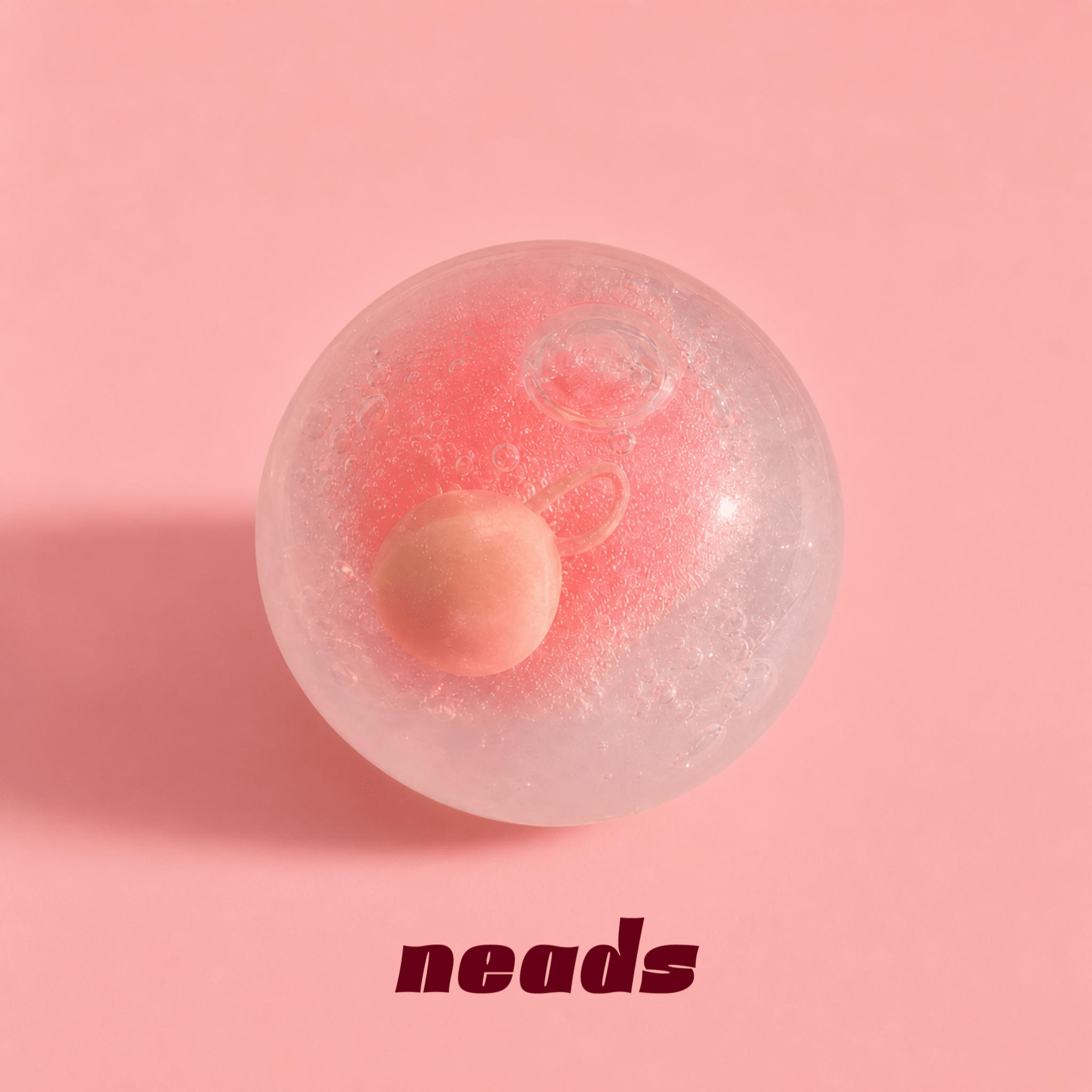 neads Peach Slushie Dual-Texture Squishy Handcrafted Sensory Toy - neads studio