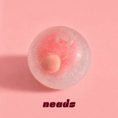 neads Peach Slushie Dual-Texture Squishy Handcrafted Sensory Toy - neads studio