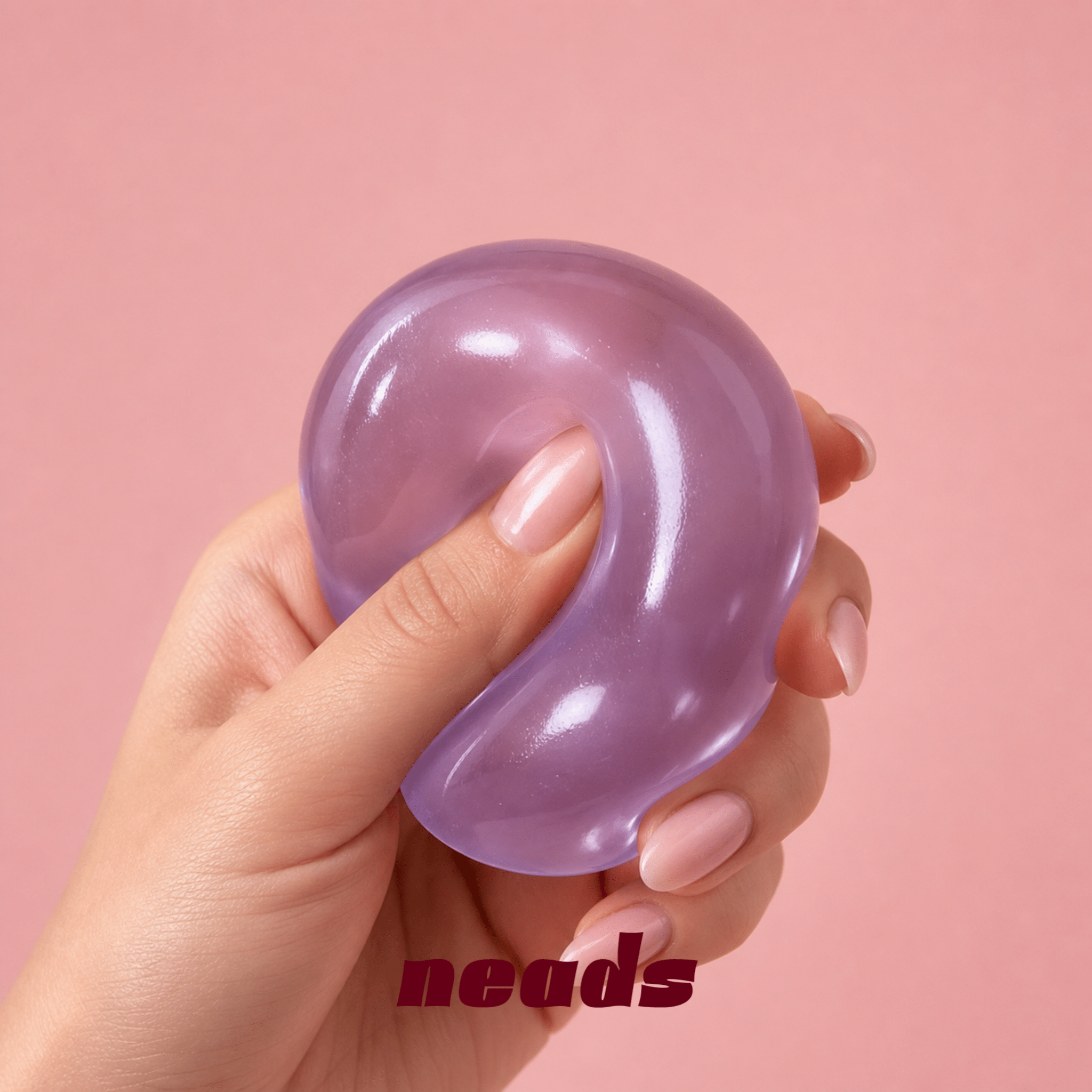 neads Pure Coconut Oil Buttery Squishy - Solid Handcrafted Firm Dough Handcrafted Sensory Toy - neads studio