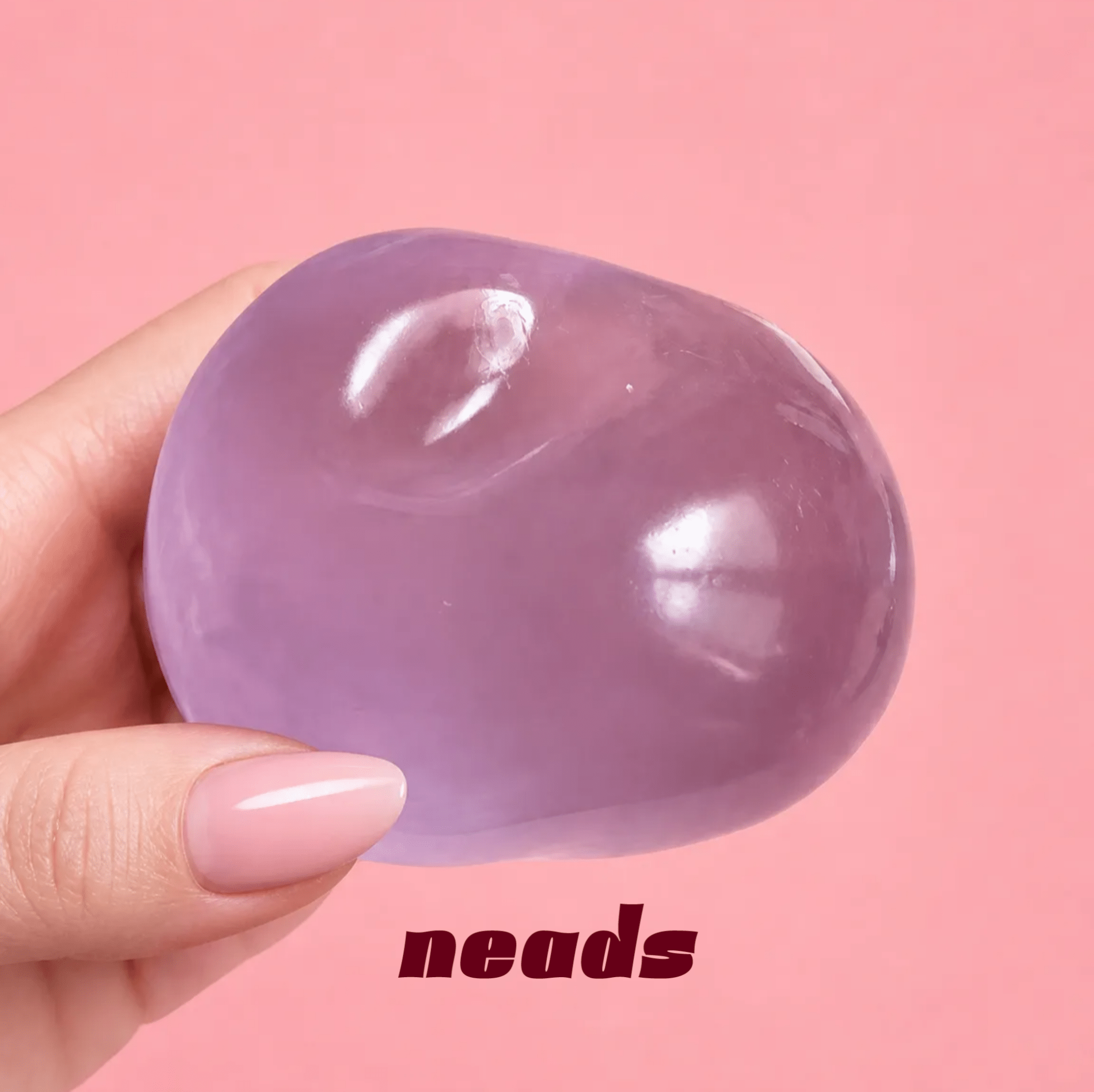 neads Pure Coconut Oil Buttery Squishy - Solid Handcrafted Firm Dough Handcrafted Sensory Toy - neads studio