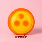 neads Realistic Mini Egg Tart Crunchy Squishy Handcrafted Sensory Toy - neads studio