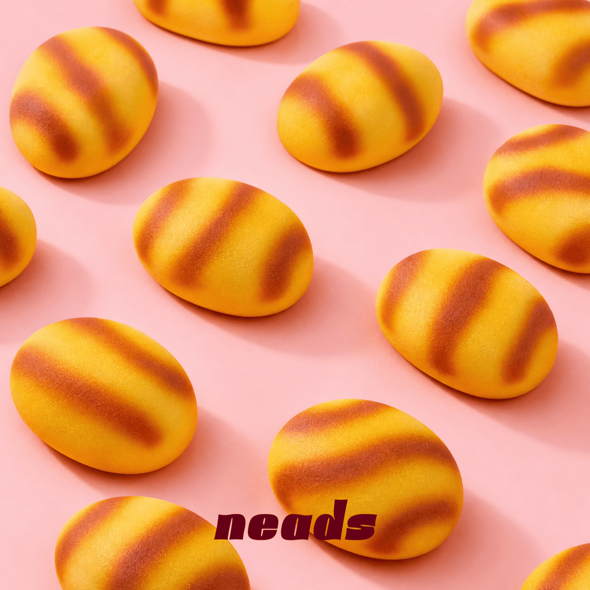neads Realistic Mini Toast Crunchy ASMR Squishy | Matte TPR & Chunky Slime Handcrafted Sensory Toy - neads studio
