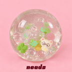 neads Rilakkuma Clover Water-Slime Squishy | Floating Bead Fluid Sensory Ball Handcrafted Sensory Toy - neads studio