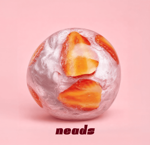 neads Strawberry Daifuku Dual-Texture Squishy Handcrafted Sensory Toy - neads studio