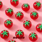 neads Tomato Squishy Duo Set (Crunchy & Fluid Stretch) Handcrafted Sensory Toy - neads studio