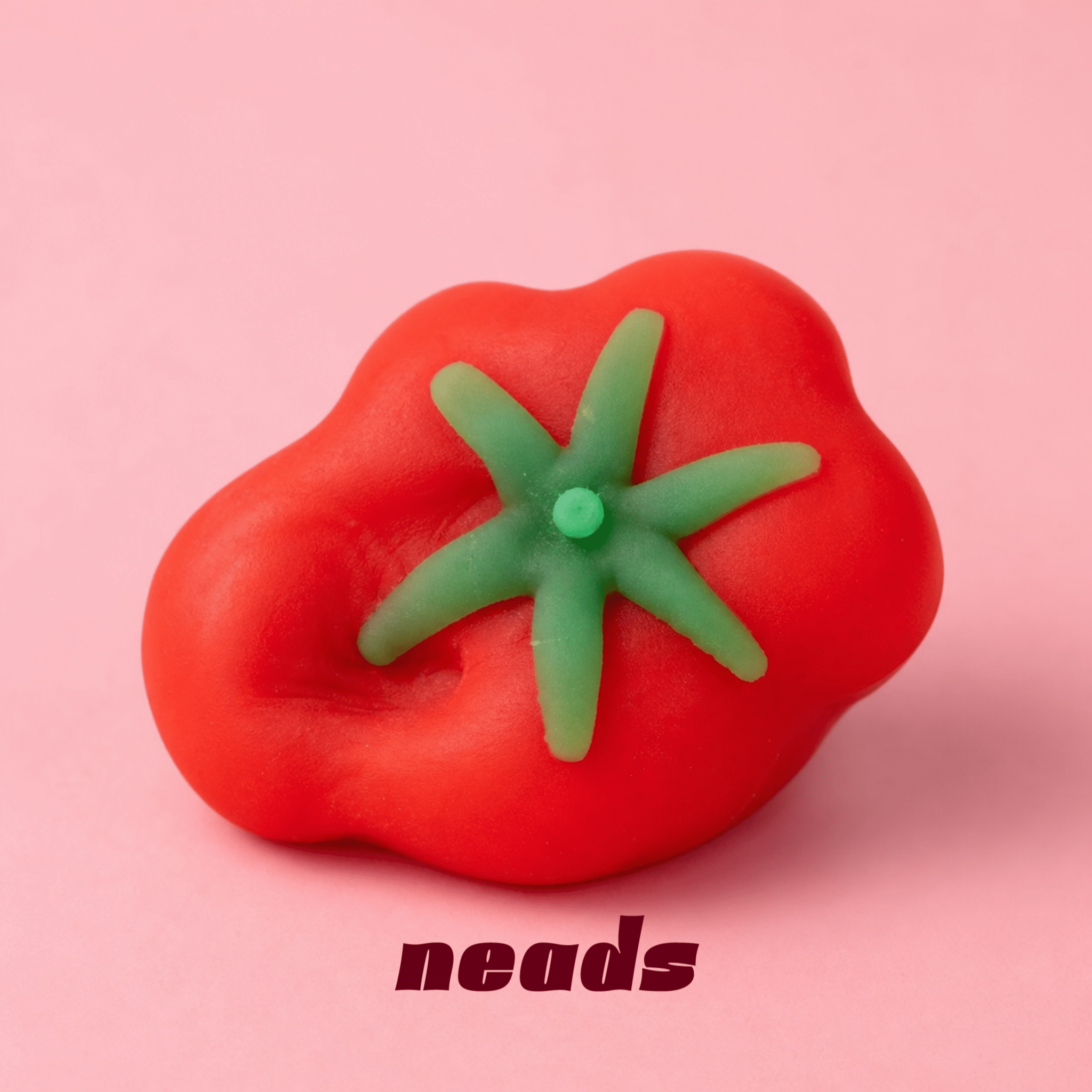 neads Tomato Squishy Duo Set (Crunchy & Fluid Stretch) Handcrafted Sensory Toy - neads studio