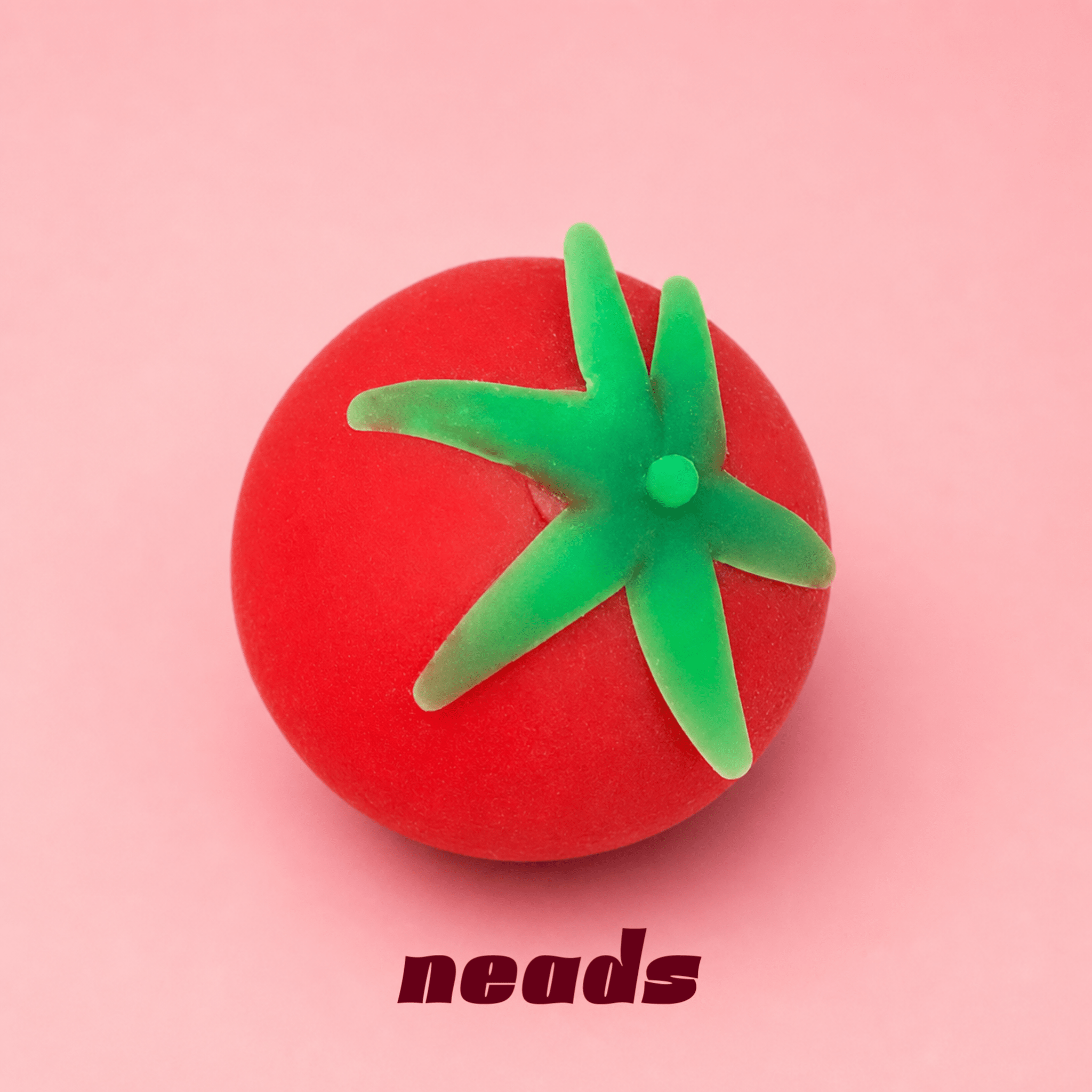neads Tomato Squishy Duo Set (Crunchy & Fluid Stretch) Handcrafted Sensory Toy - neads studio