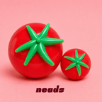 neads Tomato Squishy Duo Set (Crunchy & Fluid Stretch) Handcrafted Sensory Toy - neads studio