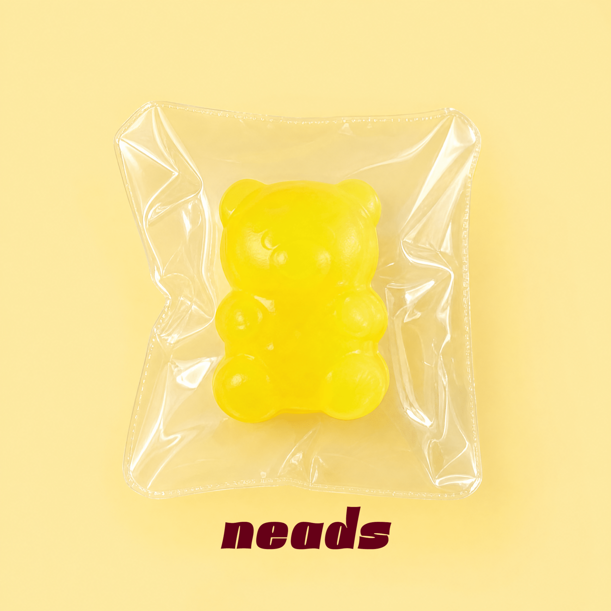 Nostalgic Gummy Bear Translucent Jelly Silicone Squishy｜neads Handcrafted Sensory Toy - neads studio