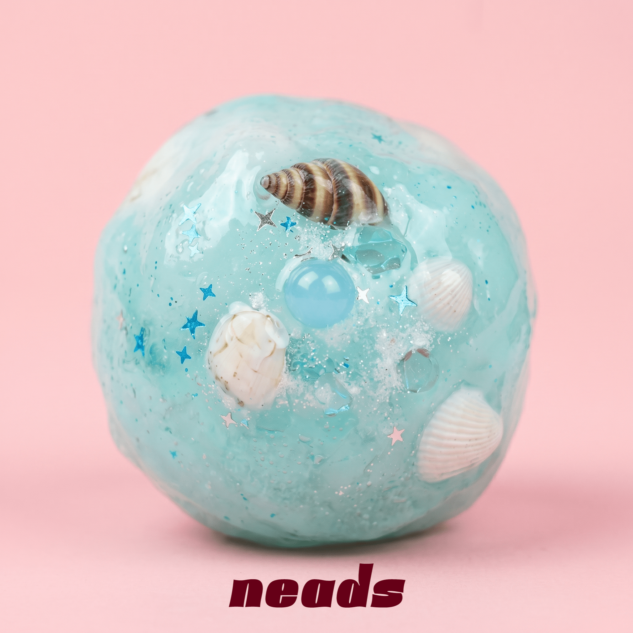 Ocean Shell Wax Crackle Special Edition Destructible Squishy｜neads Handcrafted Sensory Toy - neads studio