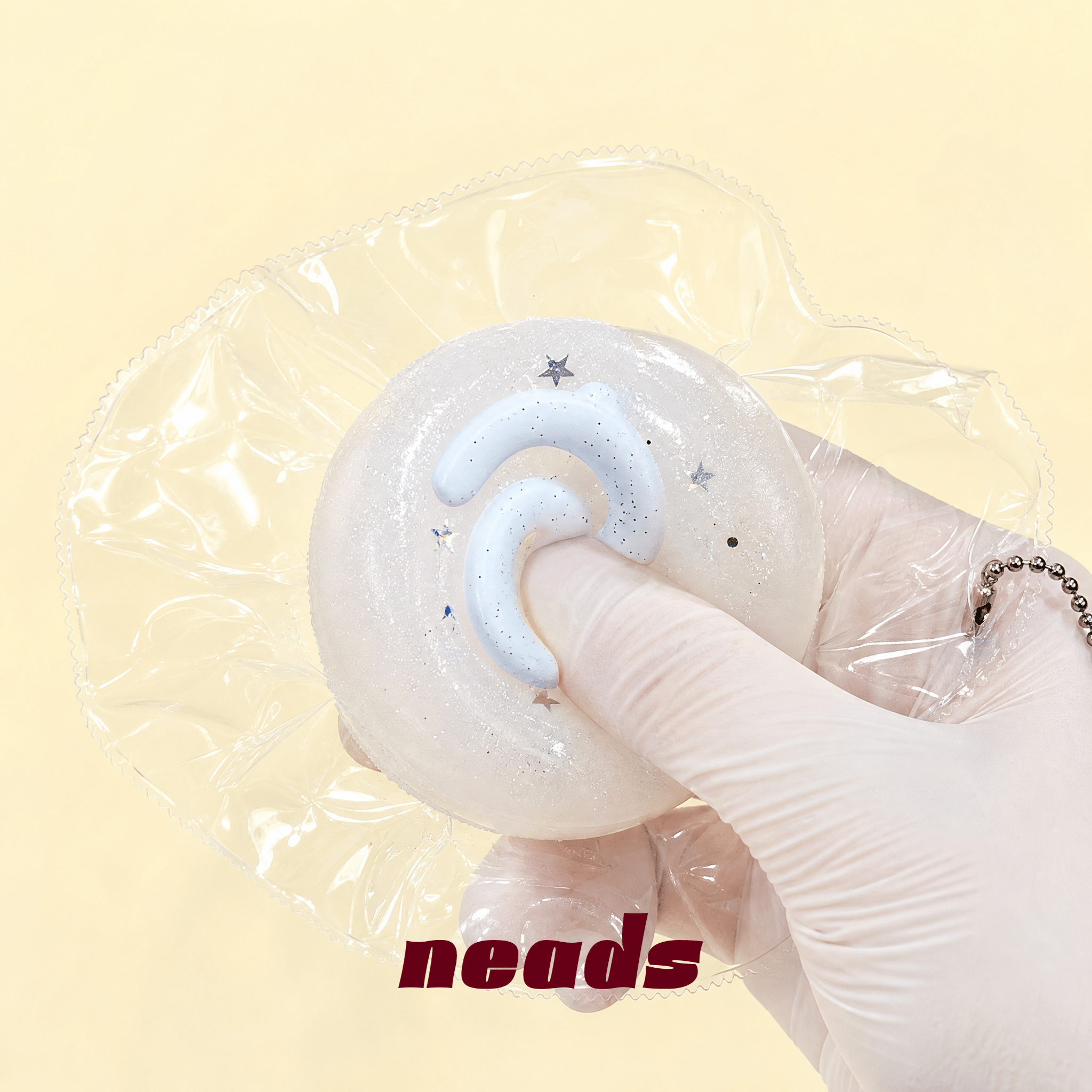 Oceanic Cream Cake Ultra-Soft Double-Layer Mochi｜neads Handcrafted Sensory Toy - neads studio