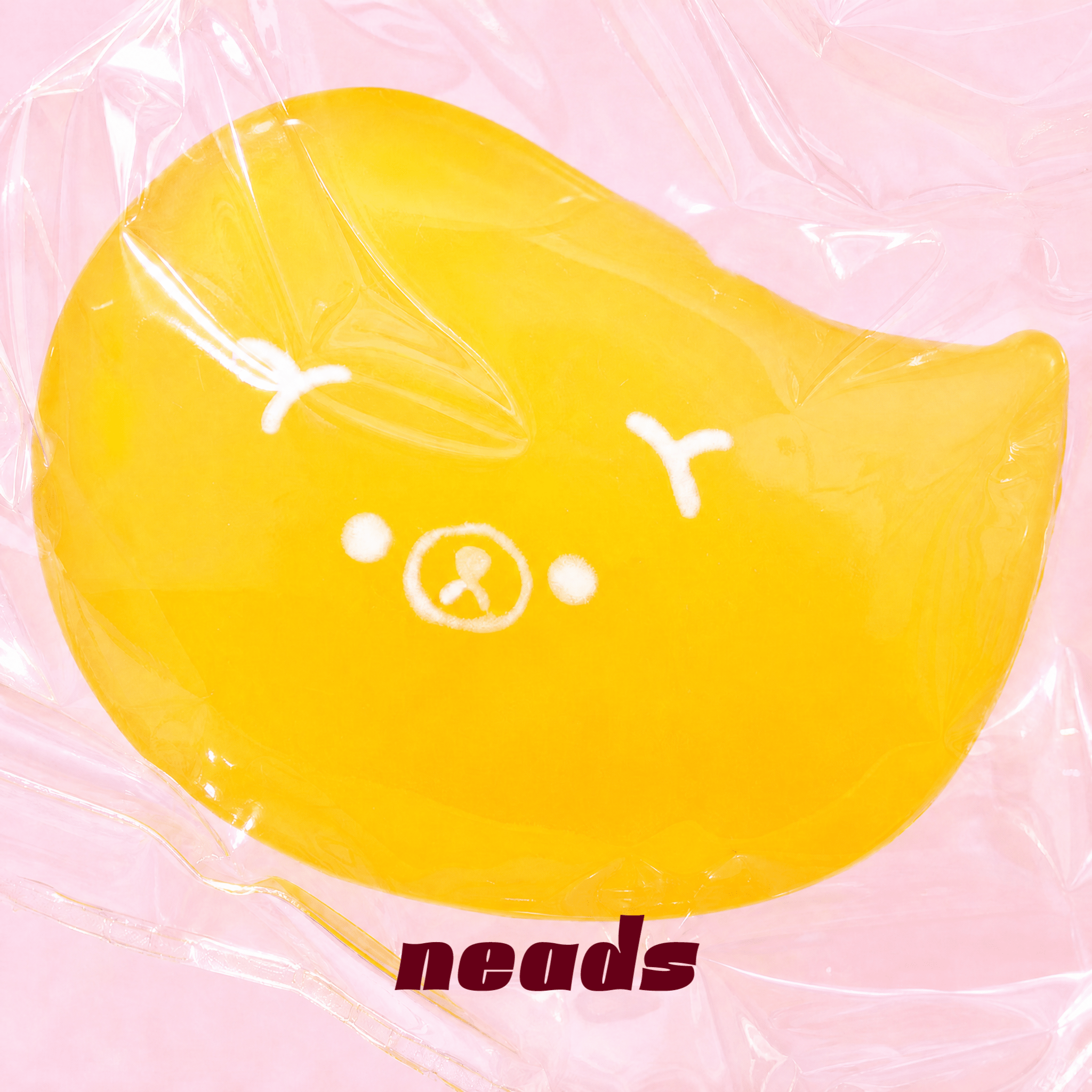 Orange Toothpaste Bear Translucent Silicone Squishy｜neads Handcrafted Sensory Toy - neads studio