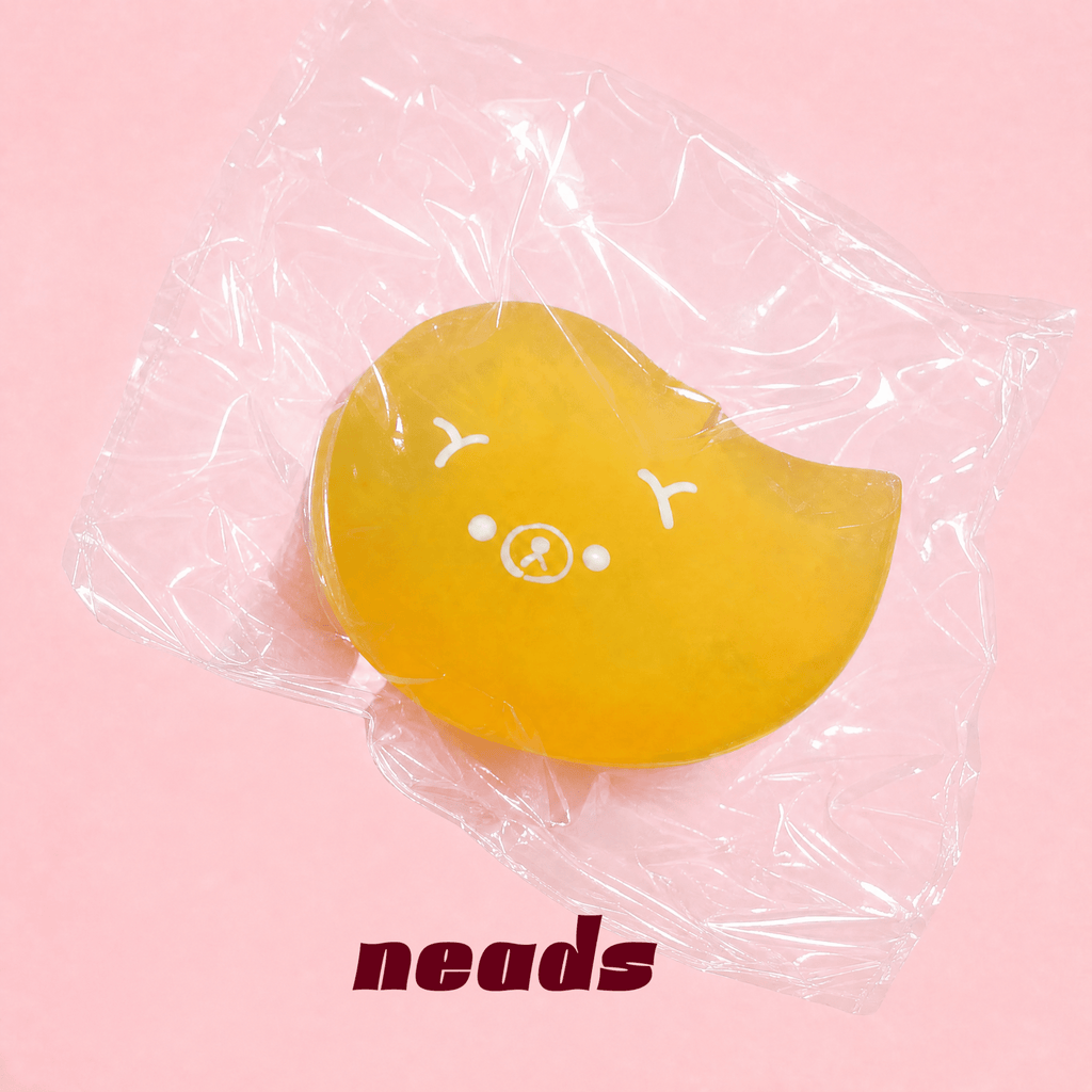 Orange Toothpaste Bear Translucent Silicone Squishy｜neads Handcrafted Sensory Toy - neads studio