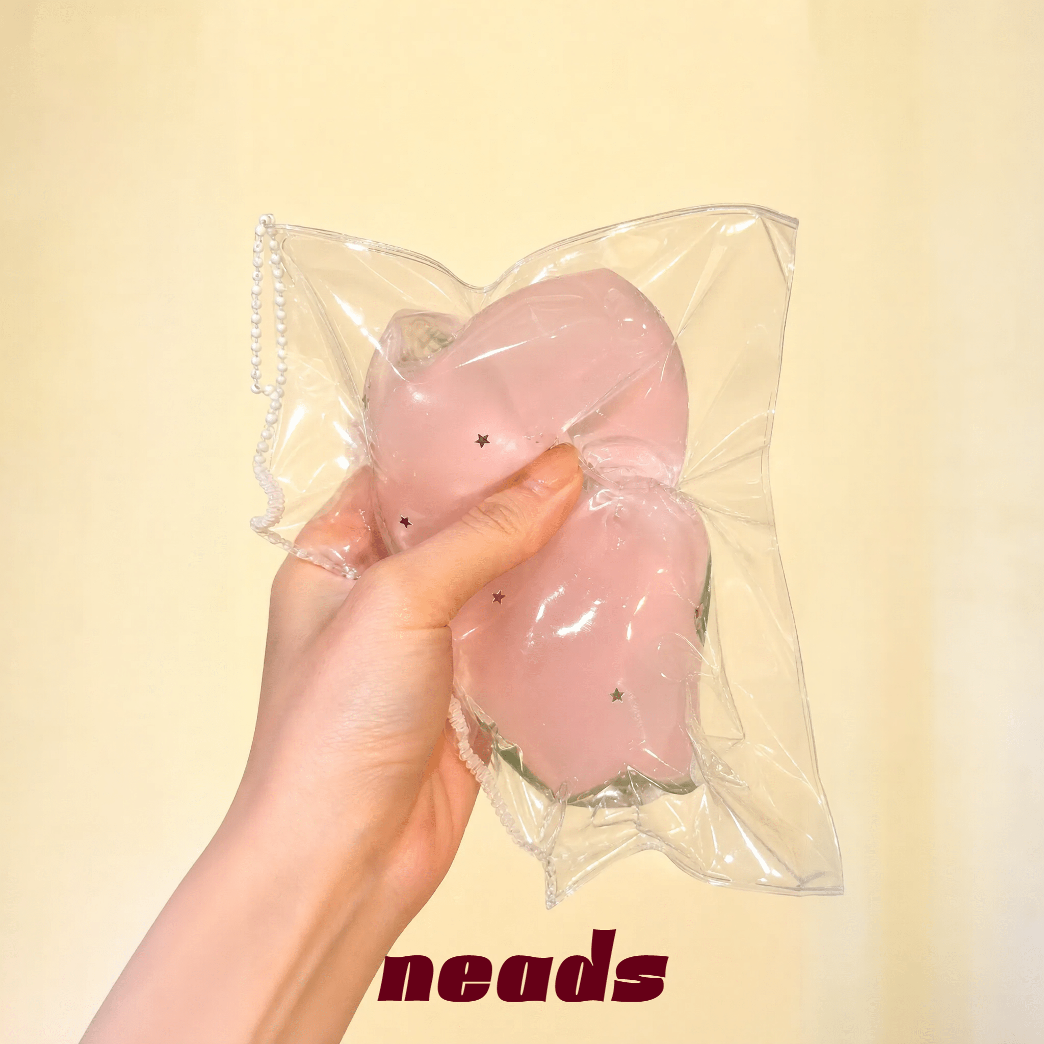 Pearlescent Pink Quicksand Food-Grade Liquid Silicone Squishy｜ neads Handcrafted Sensory Toy - neads studio